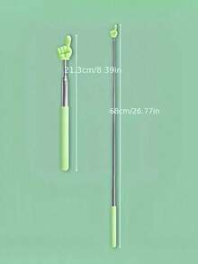 Retractable Teacher Pointer Stick LED Light Extendable Reading Pen Whiteboard Blackboard Piano Sheet Music Classroom Teaching Aid Presentation Baton Drawing Marker Gift Teachers Students Presenters 5 Colors Christmas Must Have - 彩色 - 查看 9