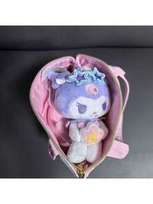 Sanrio 1Pc Sanrio Shoulder Bag Kawaii Hello Kitty Kuromi Cinnamoroll Melody Kerokero Keroppi Crossbody Bag Kitty Cat Anime Character Purse Handbag Decorate Accessories