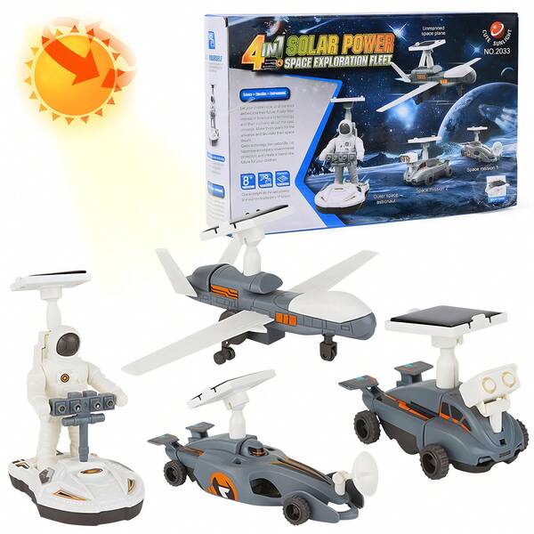 ANTSAY Juguetes STEM, Juguete Educativo para Robots Solar, Proyectos Stem para 8 a 15 Años, Robot de Juguete Solar 3 en 1, Juguetes Espaciales de Robot Solar, Kits de Ciencia de Construcción