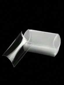 1-20pcs PVC Transparent Pillow Gift Boxes, Clear Plastic Cube Candy Boxes, Party Snack Boxes, Independent Chocolate Bomb Packaging Boxes, Cute Transparent Plastic Pillow Gift Boxes, Suitable For Wedding, Party, Bath, Candy, Snack, Birthday Party Gift Packaging Boxes, Transparent Packaging Boxes, Party Gifts - Multicolor - View 3