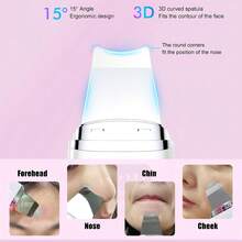 Ultrasonic Beauty Scraper, Blackhead Remover, Home Beauty Device, Acne & Blackhead Removal Scraper, Salon Ultrasonic Facial Exfoliation Treatment, Ultrasonic Skin Rejuvenation Care. Ultrasonic Skin Device For Ultrasonic Exfoliation Treatment.