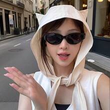 1pc Women's Quick Dry Hat - Breathable Polyester, Solid Color Sun Hat, Fashionable, Suitable For Outdoor Activities, Spring/Summer Series, Machine Washable, Sun Hat