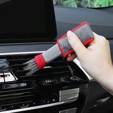 1Pc Louver Cleaning Brush Car Air-Conditioner Outlet Cleaning Tool Multi-Purpose Dust Brush Car Accessories Interior Multi-Purpose Brush