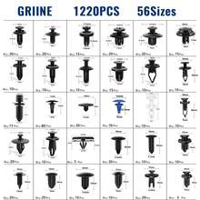 1570 piezas Surtido de clips de parachoques, sujetadores y fijadores de automóvil - 33 tamaños talla grande populares Juego de clips de panel de puerta y moldura para GM Chevy - Clip de fijación para coche - Ver 2