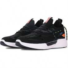 SHVE SHENDY VENDY Tenis Hombre, Zapatos Hombre Deportivos, Zapatos de Malla Transpirable para Hombre, Zapatillas de Deporte Casuales de Moda Entrenamiento Caminar Correr Gimnasio con Suela Antiderrapante - Negro - Ver 5