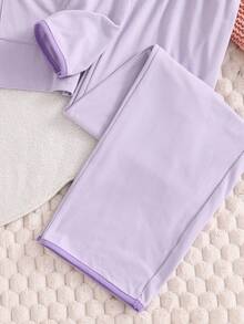 Zwei Teile Halloween Mädchen Pyjama Set - lustiges Geisterbuch Muster Strickjacke mit Knöpfen, langärmelige Hose, bequem und lässig, geeignet für den täglichen Gebrauch Zuhause im Frühling, Herbst und Winter