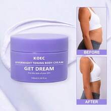 GET-DREAMY Overnight Toning Whip - Firming Whip That Works While You Sleep - Body Firming Cream For Women - Helps Target The Appearance Of Loose Skin On The Body - Purple - View 2