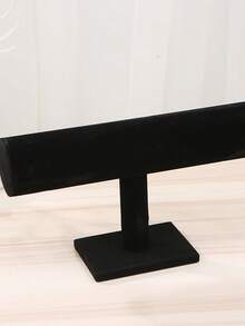 1pc Velvet Bracelet/Watch Display Stand, Jewelry Organizer Rack For Necklaces, Bracelets, Pendants, Fashionable Women Desk Storage, Valentine's Day Gift