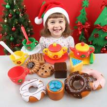 儿童圣诞玩具礼物，女孩下午茶套装，蛋糕甜点模型，亲子互动过家家玩具，宝宝圣诞礼物 - 聖誕午茶 - 查看 9
