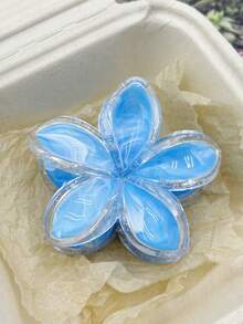 1pc/3pcs Iridescent Daisy Flower Claw Clips, Ombre Hair Clips, Fashion Hair Claw Suitable For Beach Vacation, Photo Shooting, Daily Wear Hair Accessories Autumn Accessories Fall Hair Clutch Winter Accessories