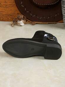 Women's Fashion Starry Sky Print Western Style Side Zipper Ankle Boots And Short Boots, Ankle Boots & Booties, Fall, Holiday Autumn/Winter