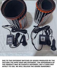 GLANBERT Halloween Thriller: Light Up Your Car! - 1 Set Of 79-Inch Truck Car Demon Eye LED Pixel Panel Light, APP Control, Soft Light Foldable, Rolling Lights, Suitable For Windshield, 12V/24V, New Car LED Soft Light Screen Lamp, Ultra-Thin Dynamic Demon Eye Light, Customizable Mobile App Control - Multicolor - View 11