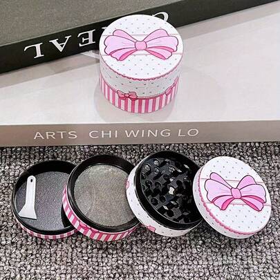 2inch 50mm Bowl Herb Grinder Metal Manual 4-Layers Crusher Mill Mortar Pestle Zinc Alloy Tobacco Grass Grinder Smoking Accessoris Cigarette Tool Gift