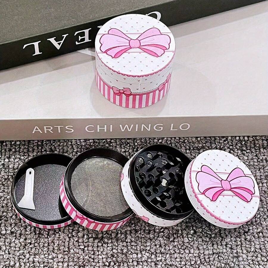 2inch 50mm Bowl Herb Grinder Metal Manual 4-Layers Crusher Mill Mortar Pestle Zinc Alloy Tobacco Grass Grinder Smoking Accessoris Cigarette Tool Gift