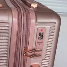 10kg Carry-On Luggage With 360° Wheels Travel Hand Luggage - 藕粉色 - 查看 6
