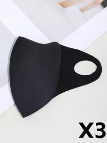 1/3 chiếc Mặt nạ che góc mắt mềm mại, dày dặn, ấm áp, màu đen/nâu/xám đậm, thường ngày cho nữ, thích hợp khi đi du lịch, dã ngoại, đạp xe, phối đồ hàng ngày - A - Xem 19