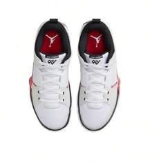Nike Westbrook Cushioned Wrap Protective Knee Basketball Shoes For Men, New Anti-Twist Stable Grip Low-Top Training Shoes, JORDAN ONE TAKE 5 PF Casual Sports Shoes, Competition Essential FD2336-106 - White Red Gray - View 3