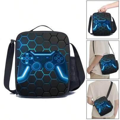 Bolso bandolera unisex, bolso de hombro lindo con correa ajustable, minimalista y portátil, ideal para camping, escuela o regalos