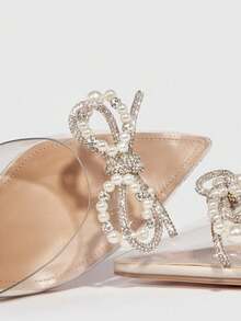 Women Heeled Sandals - White - View 3