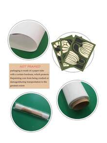 抽象绿色花卉印花三件套、中世纪现代风格、穆迪墙面艺术、马蒂斯风格花卉、鼠尾草绿色花卉艺术印花三件套、波西米亚风印花、卧室装饰、客厅装饰、办公室装饰、餐厅墙面装饰、厨房装饰、书房、走廊、宿舍装饰、浴室装饰、送给朋友的理想礼物、墙面艺术、墙面装饰、家居装饰、房间装饰、帆布墙面艺术、海报、带画框的墙面艺术、可选画框 - 彩色 - 查看 12