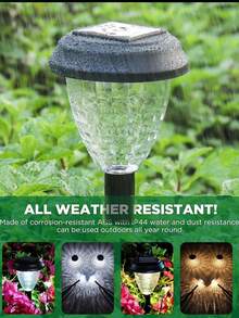 6Pack Ultra Bright Solar Outdoor Lights Decorative, Faster Charge Solar Pathway Garden Lights Up To 12H Auto On/Off, Solar Lights Outdoor Waterproof For Walkway Yard Lawn(1/2/6Pack) - Multicolor - View 6