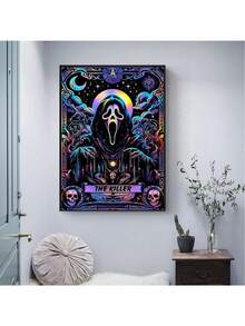 1 pezzo Kit di pittura di diamanti a tema teschio, kit di pittura di diamanti a tema ultimo volo del teschio adatto per principianti adulti, pittura di diamanti 5D fai-da-te a tutto tondo, decorazione per pareti domestiche - 30x40cm 40*50cm 50*60cm