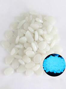 30pcs-Glow In Dark Rocks Luminous Stone Garden Accessories Micro Landscape Fish Tank Decoration Outdoor Patio Lawn Yard Kit,Glow In The Dark Garden Pebbles Stones Rocks For Yard And Walkways Decor, DIY Decorative Luminous Stones