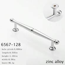 High End Door Handles, Wardrobe Door Handles, Zinc Alloy Door Handles, Drawer Door Handles, And Single Hole Handles Can Be Freely Matched