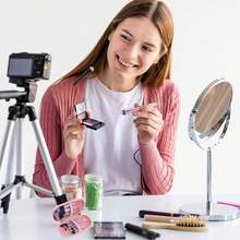 10 pezzi Mini Set di Pennelli Trucco con Borsa Porta Pennelli, Kit Pennelli Trucco Portatile da Viaggio, Pennelli Trucco Versatili per un Aspetto Perfetto