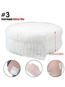 1 卷柔软透气网状绷带，弹性网状管状纱布绷带，用于伤口包扎，适用于成人手腕、肘部、膝盖、脚踝，带透气胶带 - 彩色 - 查看 10