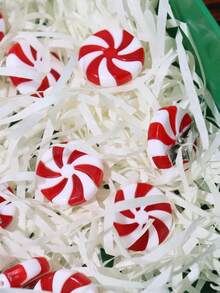 彩色拐杖糖圣诞DIY发夹，休闲可爱派对装饰发夹配饰，防滑圣诞发卡，女士装饰发夹，甜美卡通风格金属发夹，适用于刘海和侧发，彩色条纹和波点配饰，节日庆典发饰，头饰，发夹 - 彩色 - 查看 8