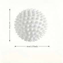 Reusable Laundry Ball Set (4 Pieces) - Removes Hair, Softens Clothes, Prevents Knots, Reduces Wrinkles, No Electricity Needed, Laundry Accessories, Extra Large Laundry Dryer Balls, Washing Machine Balls, Laundry Dryer Balls, Dryer Sheets - 4件(隨機顏色) - 查看 7