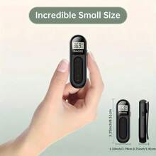 1pc FM Portable Radio,Horse Racing Sports Neck Clip, MiniRechargeable Pocket Radio With Digital Tuning For Optimal Reception, LCD Screen, Belt Clip, Stereo Headphone Jack For Meetings Fitness Jogging Walking Camping