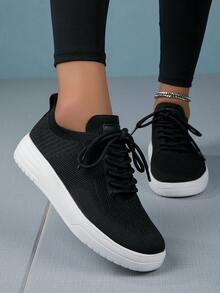 2025 New Lace-Up Mesh Sneakers, Slip-On Work Shoes, Super Lightweight Breathable Casual Walking Shoes For Autumn/Winter