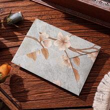 10个复古花朵压花信封，高端感十足，邀请函信封16*11cm/4.3*6.3英寸，时尚民族风返校季 - 彩色 - 查看 35