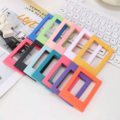 5pcs Creative Magnetic Adsorption Photo Frame, Instant Photo, Small Card Display Stand, Desktop Decor