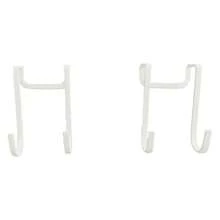 2 Stücke bohrlochfreie, schadensfreie Aufhängehaken, Schrankreglerhaken, Kleiderschranktürhaken, ohne Bohren erforderlich