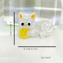 Handmade Cute Panda & Cat Acrylic Brooch - Combining Modern Minimalist And Vintage Style, Sweet Accessory For Scarf, Versatile Gift Jewelry Costume Accessories Bag Charms Office Accessories