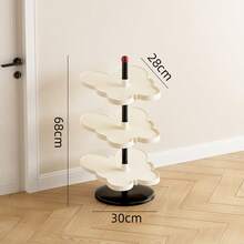 Estantería para zapatos de 3/4/5 niveles, organizador de zapatos de pie, fácil de ensamblar, estantería de almacenamiento de zapatos apilable para ahorrar espacio, sostiene múltiples pares de zapatos, para sala de estar, dormitorio, casa de alquiler