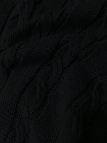 Áo vest dệt kim sọc tương phản đa năng thường ngày dành cho nam - màu đen - Xem 6