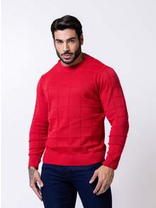 TRICOT DE LUXO Sueter tricot blusa masculino basic chique mais grosso pullover outono inverno envio imediato dia dos pais