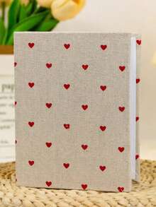 1pc 6" Red Heart Shaped Photo Album, Can Hold Up To 100pcs 6" Photos, Postcards, Memorabilia, Baby Photos Storage,Back To School,School Supplies - Multicolor - View 11