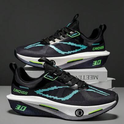 L.S.W.P 男士交叉训练休闲跑鞋，舒适精细的材质鞋面提供轻盈清爽的跑步体验，稳定有弹性的鞋跟提供顺畅的跑步缓冲和轻松自由的行走，轻盈有弹性的外底具有高弹性和防滑耐磨，低帮系带设计可自由调节，有多种颜色可供选择，适合男女，适合跑步、户外徒步旅行和日常休闲穿着。