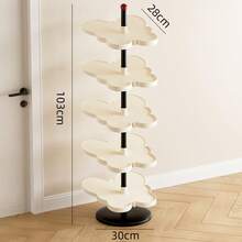 Estantería para zapatos de 3/4/5 niveles, organizador de zapatos de pie, fácil de ensamblar, estantería de almacenamiento de zapatos apilable para ahorrar espacio, sostiene múltiples pares de zapatos, para sala de estar, dormitorio, casa de alquiler