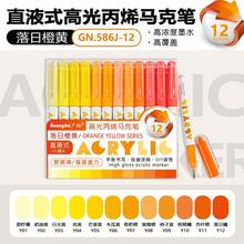 Juego de 12 colores, un total de 168 colores de marcadores acrílicos tridimensionales de punta dura y alto brillo, bolígrafos para dibujo y garabateo de estudiantes, bolígrafos de gel de 1.0 mm con efecto tridimensional, papel de gran capacidad e impermeable, bolígrafos de dibujo multicolor y bolígrafos de marcado de puntos clave, que se pueden usar para manualidades en diversos materiales como piedra, vidrio, plástico, madera y papel