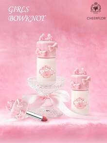 CHEERFLOR GIRL'S BOWKNOT 哑光唇彩，裸棕色，柔和哑光唇膏，持久高冲击力色彩，轻盈液体唇膏， - CFR1164 - 查看 8