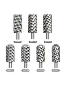 1件装专业高品质钨钢美甲钻头电动打磨机配件抛光切割器美甲工具用品