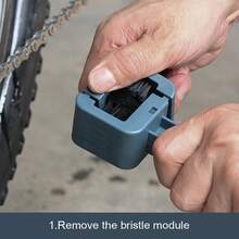 Zestaw 3 szczotek do czyszczenia łańcucha rowerowego, szczotka do łańcucha motocykla terenowego z tworzywa ABS, akcesoria do szczotek do czyszczenia roweru