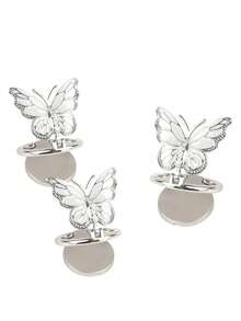 Support de téléphone en forme de papillon et mignon, rotation à 360°, repose-doigt réglable de haute qualité et brillant - universel, compatible avec , tous les smartphones, accessoires de téléphone mignons, support de bague de téléphone lumineux, accessoires de téléphone portable, support de bague de téléphone portable