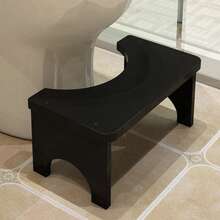 竹制马桶凳，改善蹲姿，升高平台，竹子材质，适用于厕所和浴室